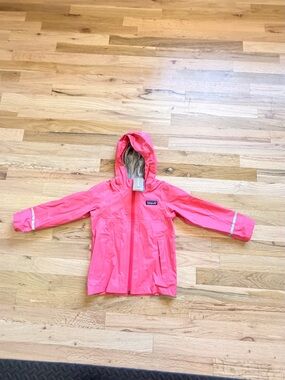 Patagonia Coral Pink Hooded Kids' Jacket